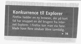 Mozilla Firefox in danish newspaper Urban